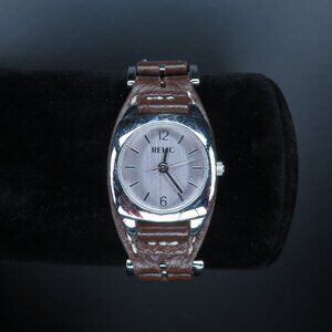 Relic Women's Watch and Brown Genuine Leather Band.
